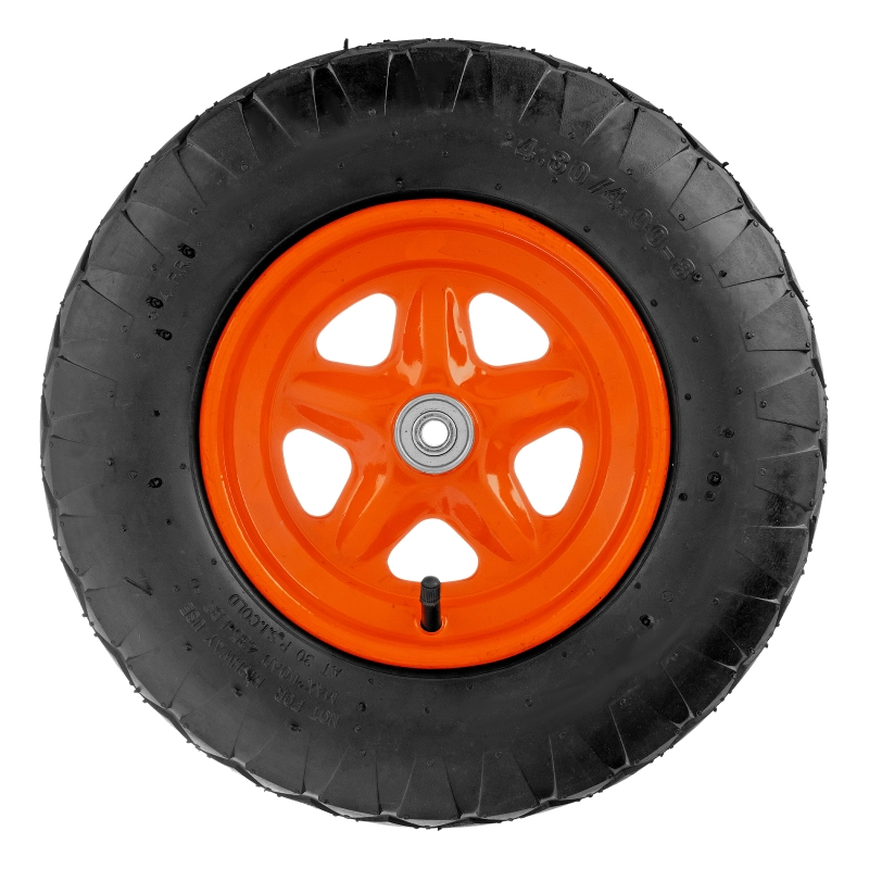 Колесо пневматическое «Звезда» 4.80/4.00-8 D380 мм, внутренний диаметр подшипника 12 мм, длина оси 80 мм Palisad (689465)