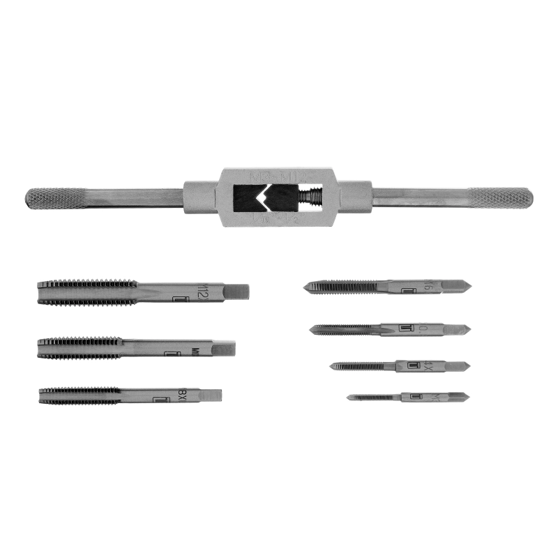 Набор метчиков М3-М12, 8 предметов Сибртех (77308)