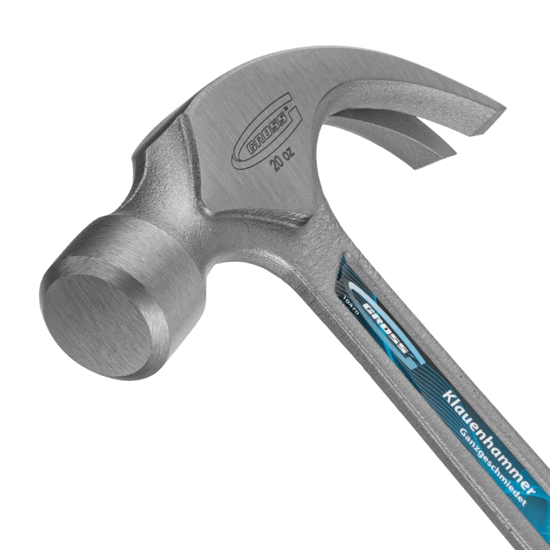 Молоток-гвоздодер, 570 г, цельнокованый, трехкомпонентная рукоятка Gross (10470)