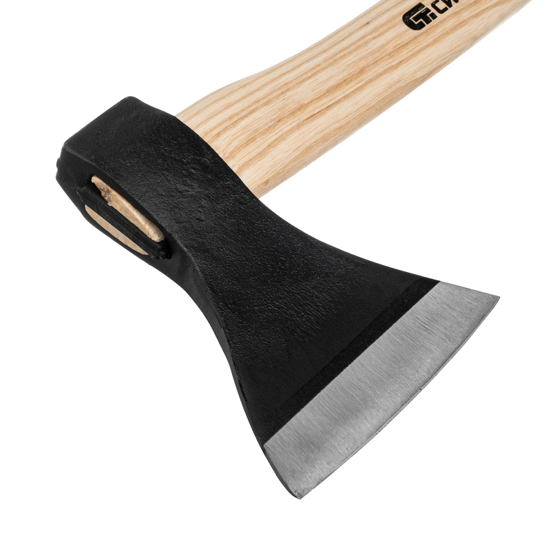 Топор ТП11-06, 600 г, в сборе, кованый, деревянное топорище Сибртех (21617)