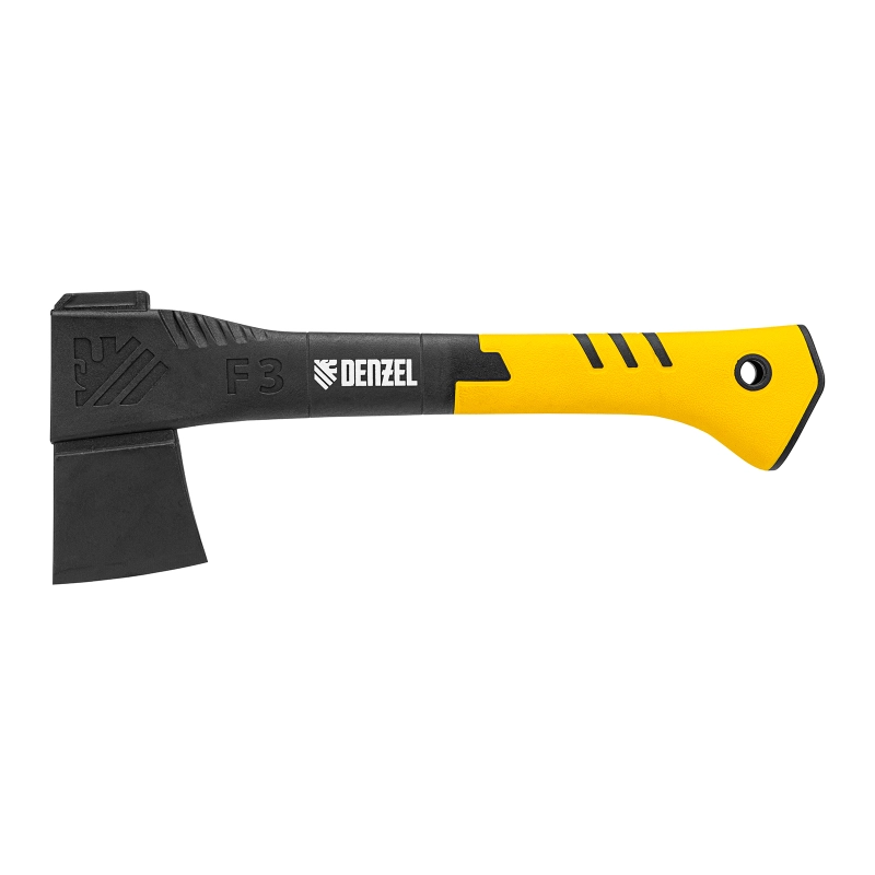 Топор-колун, F3, 640 гр, двухкомпонентная рукоятка, 320 мм// Denzel (21430)