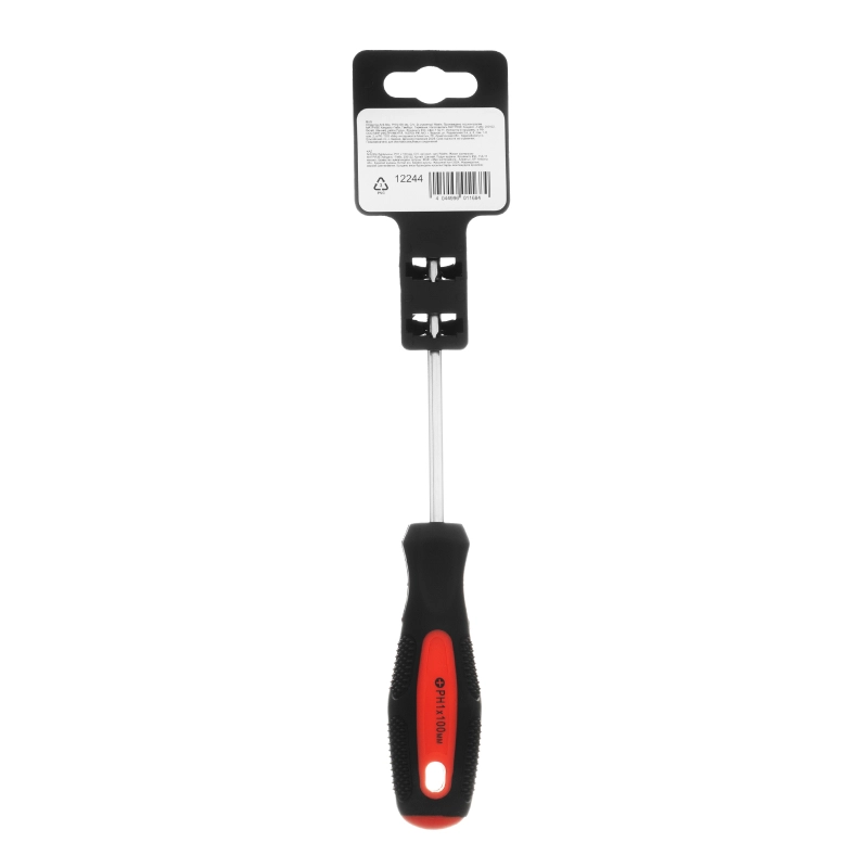 Отвертка Anti-Slip, PH1 х 100 мм, CrV, двухкомпонентная рукоятка Matrix (12244)
