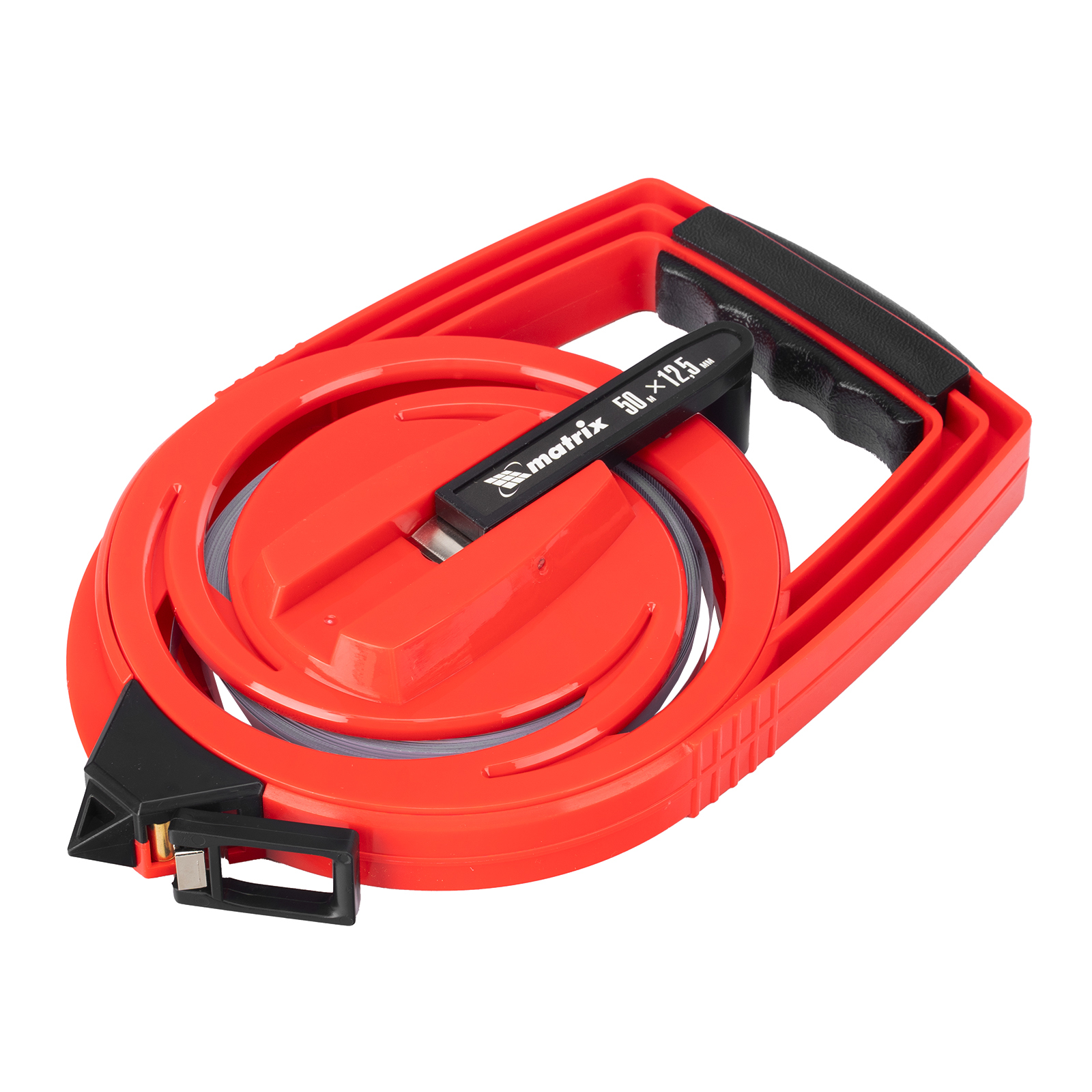 Рулетка геодезическая, 50 м х 12,5 мм, металлическая лента, закрытый корпус Matrix (31226)