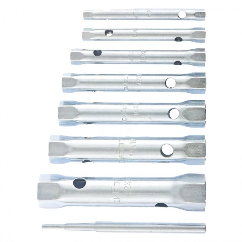 Набор ключей трубчатых торцевых, 8 предметов  Сибртех (13713)