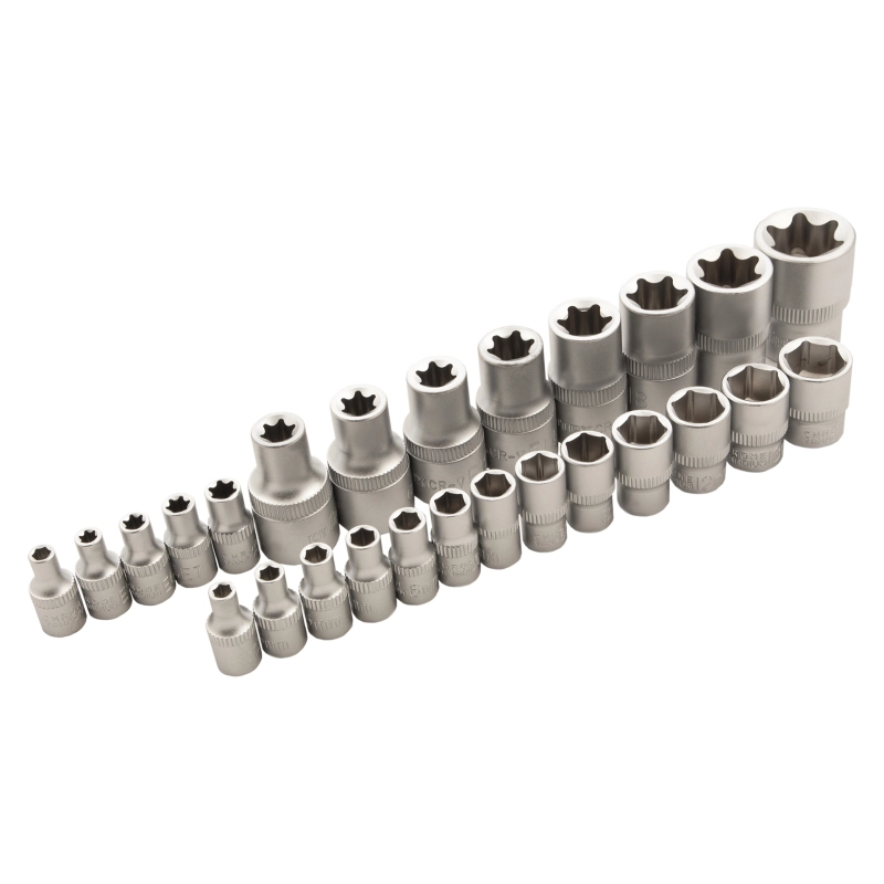 Набор инструментов 108 предметов, CrV, 1/2", 1/4" Сибртех (13511)