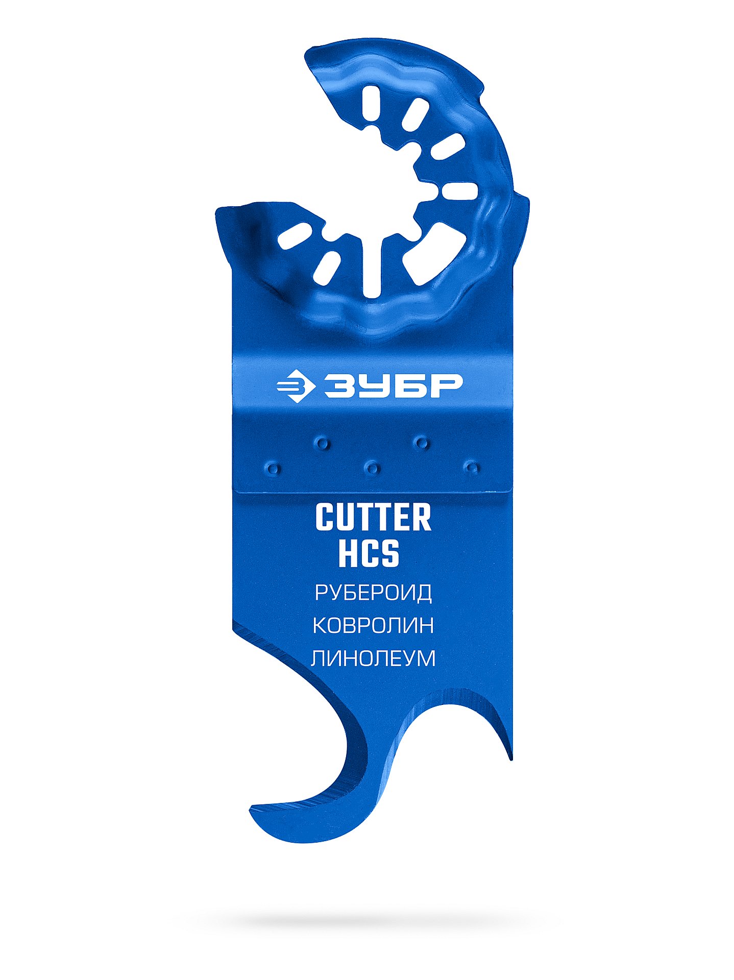 ЗУБР нож крюковидный 2-в-1 с заточкой, резка различных материалов (15586)