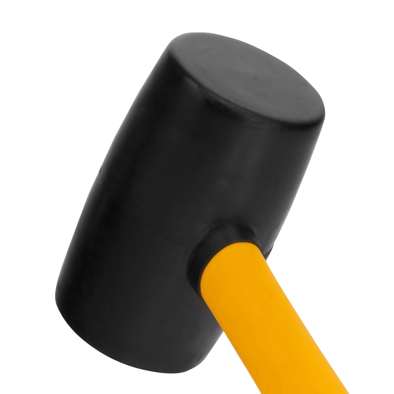 Киянка резиновая, 24 oz, черная резина, фибергласовая рукоятка Denzel (7711193)