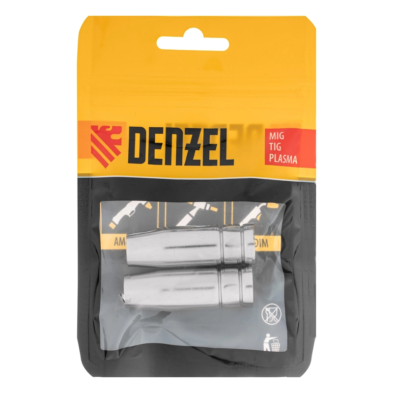 Сопло газовое d12, длина 53м, 2 шт для MIG горелки тип 15 Denzel (93646)