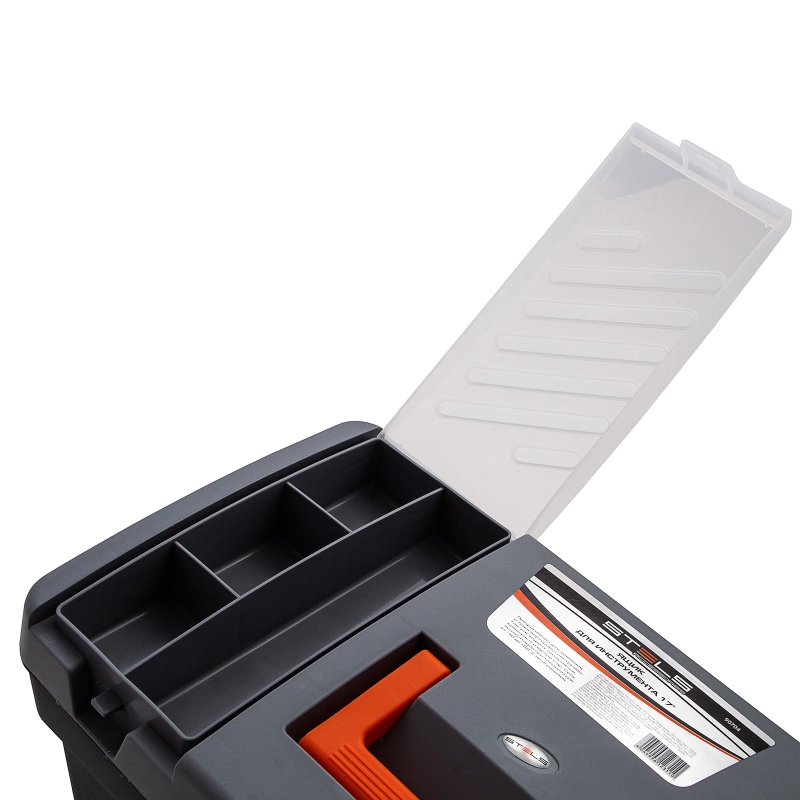 Ящик для инструмента 17", 420 х 220 х 180 мм, пластик Stels (90704)