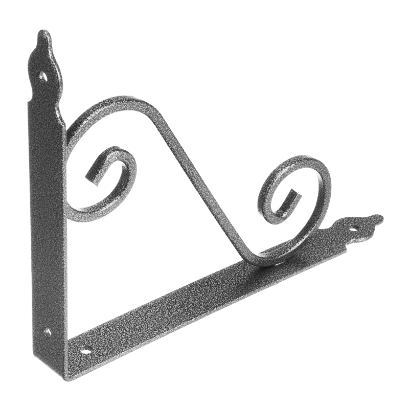 Кронштейн декоративный, 190 х 240 х 25 х 3.5 мм, темно-серый Сибртех (94062)