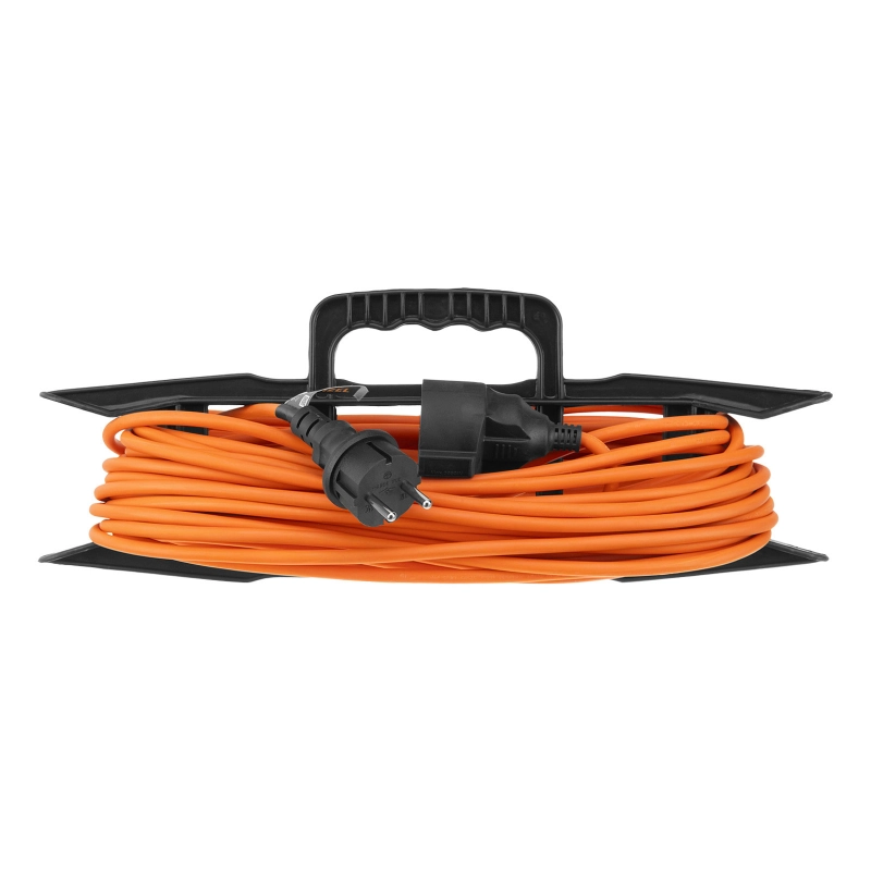 Удлинитель-шнур силовой Garden Series, б/з, ПВС, 20м, 1 розетка, 2 x 1 мм, Denzel (37402)