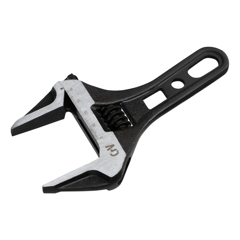 Ключ разводной 155 мм, CrV, кованый, укороченная рукоятка Denzel (15753)