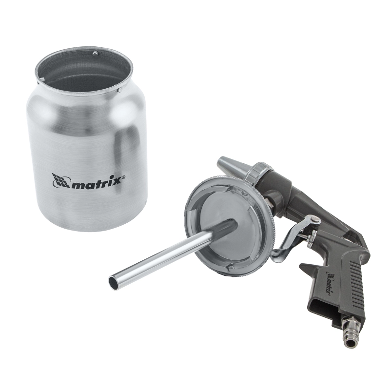 Пистолет пескоструйный с нижним бачком, пневматический Matrix (57326)