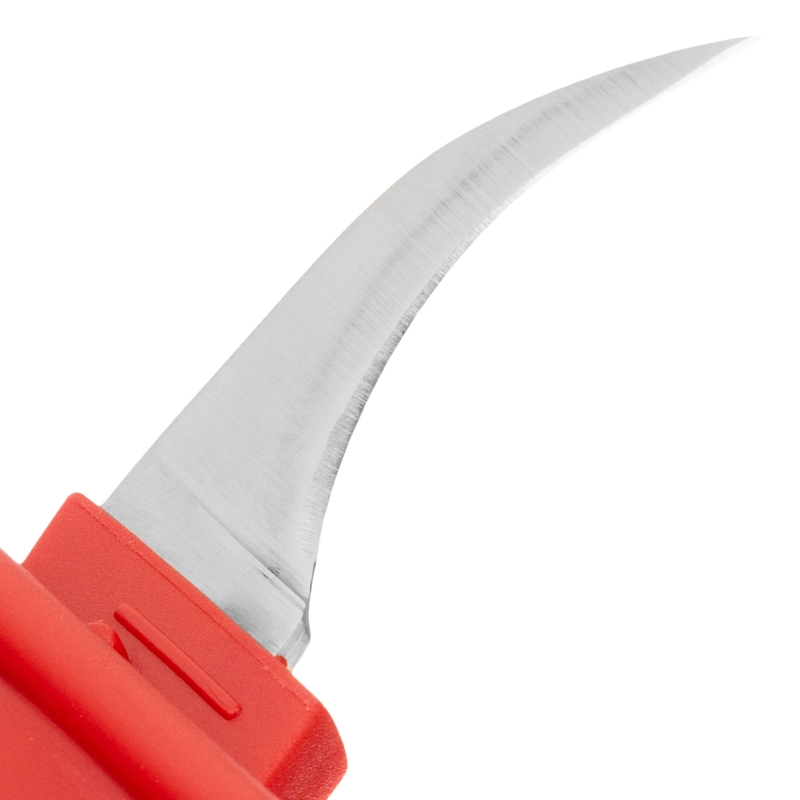 Нож диэлектрический до 1000 В, серповидная рабочая кромка полотна Сибртех (78804)