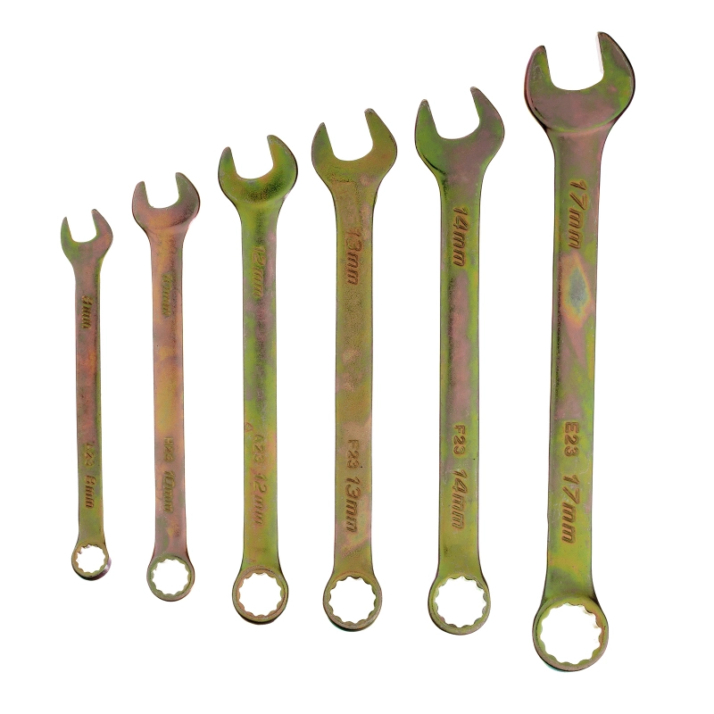 Набор ключей комбинированных, 8-17 мм, 6 шт Сибртех (15437)