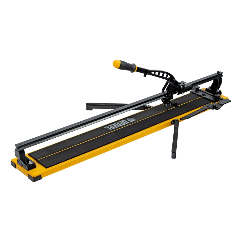 Плиткорез рельсовый 1000х16мм, каретка на подш., стальная станина, усил. рукоятка-пенал Denzel (877018)