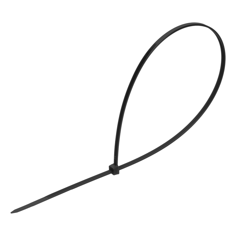 Хомуты, 370 x 3.6 мм, пластиковые, черные, 100 шт Сибртех (45562)