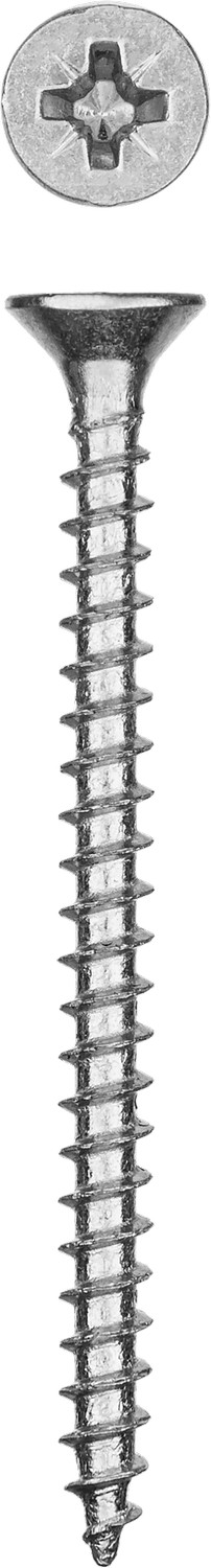 ЗУБР СУ-Б, 50 х 4.5 мм, белый цинк, 2500 шт, универсальный саморез (300370-45-050)