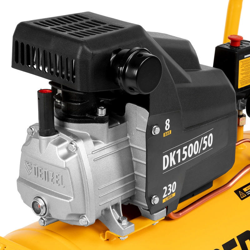 Компрессор воздушный DK1500/50, Х-PRO 1.5 кВт, 230 л/мин, 50 л Denzel (58064)