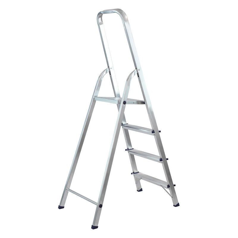 Стремянка усиленная, 4 ступени, алюминиевая, MTX (9771377)