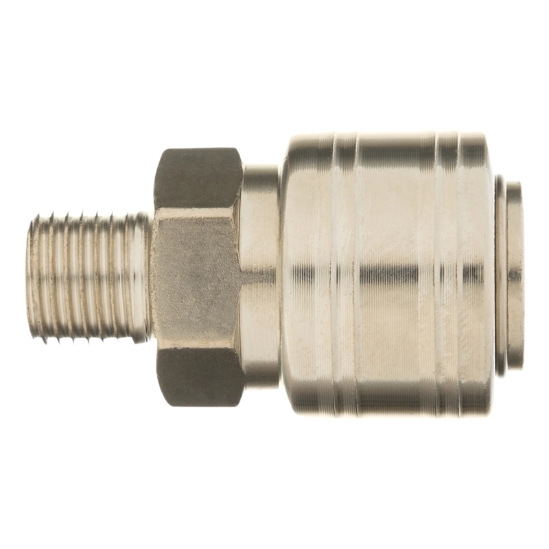 Муфта универсальная быстросъемная ("мама") 1/4, внешняя резьба, 2 шт, Stels (57051)