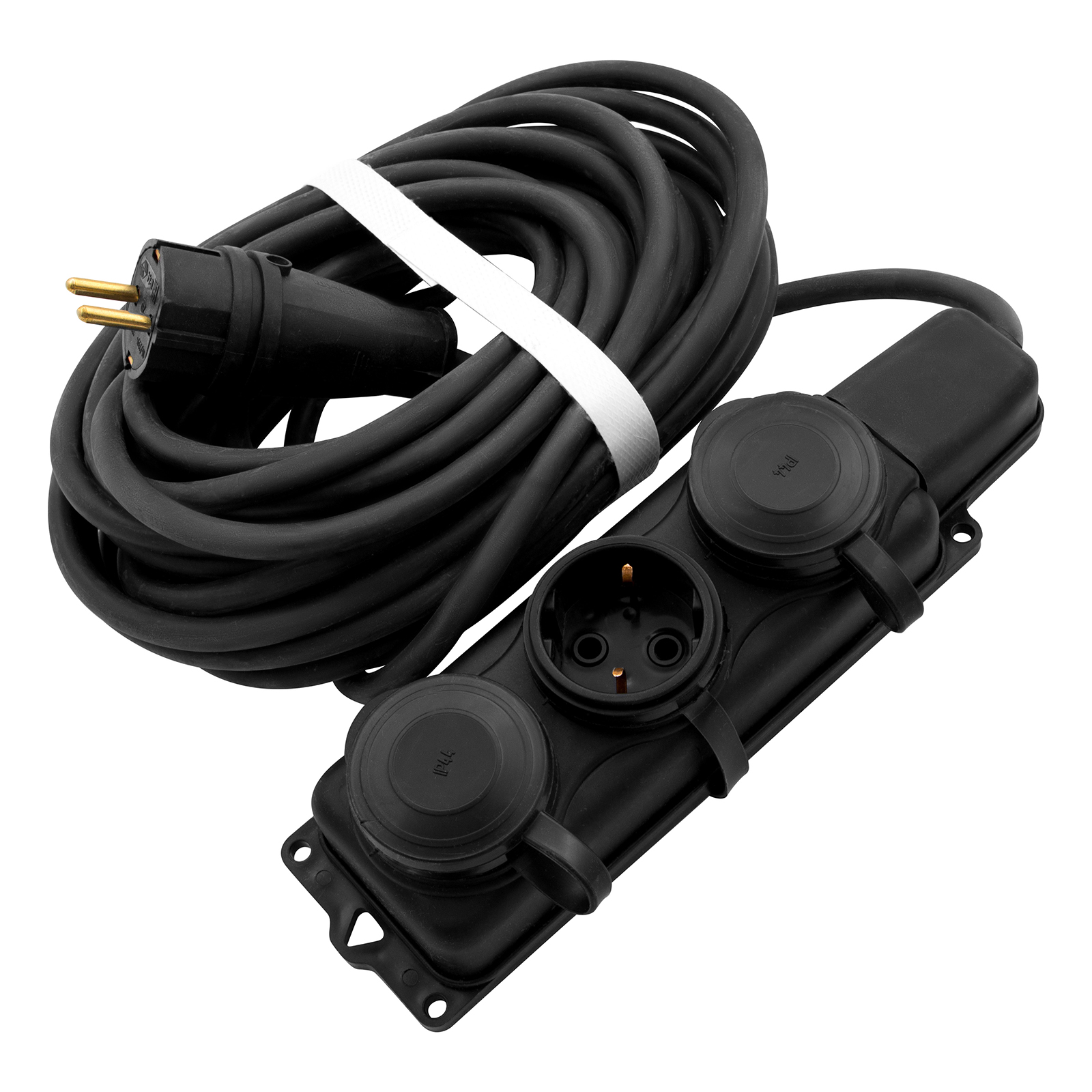 Удлинитель силовой 10 м, 16 А, тип УХз16, 3 x 1.5 мм, Сибртех (95885)