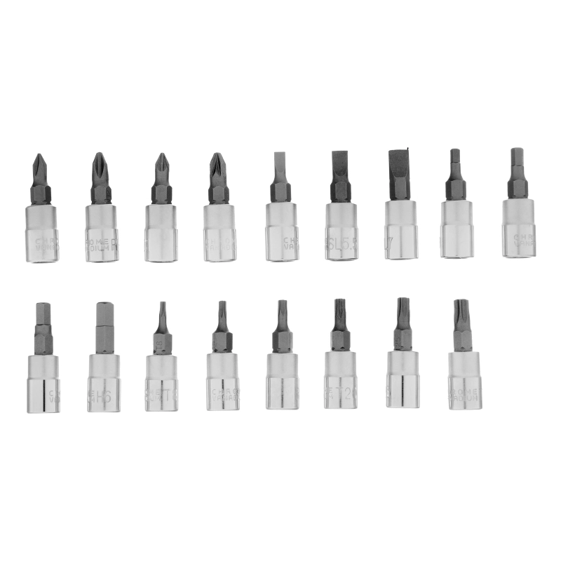 Набор торцевых головок с трещоткой, 1/4"и 3/8", 44 предмета Stels (13575)