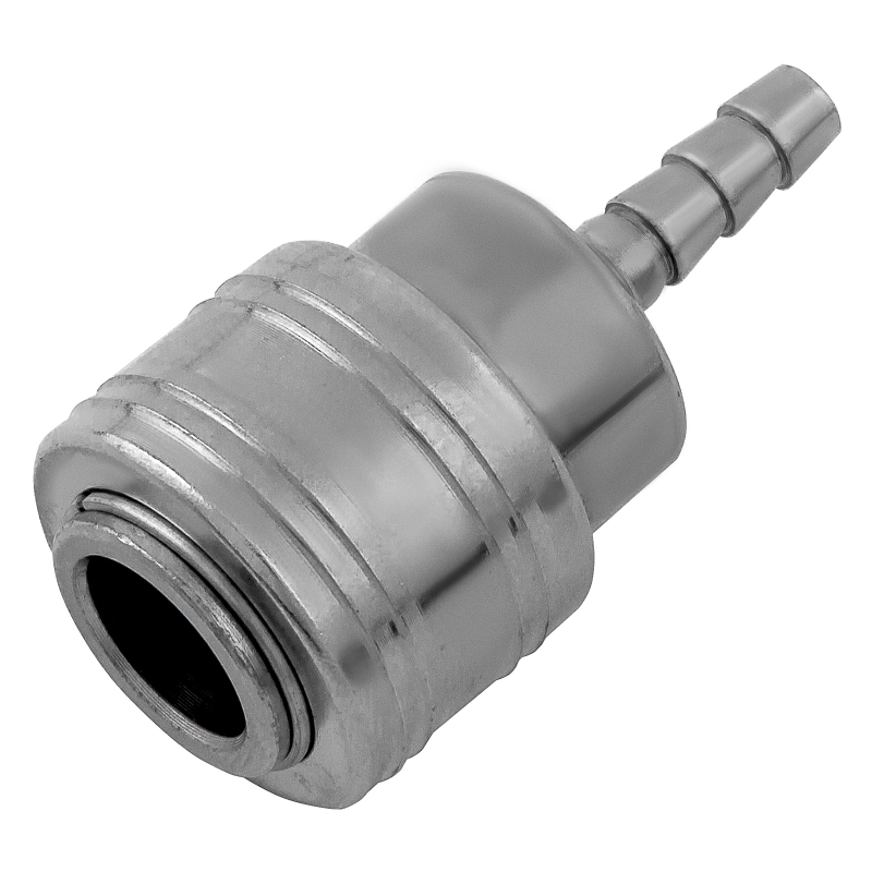 Муфта универсальная быстросъемная ("мама") 1/4, со штуцером "елка" под шланг 6 мм, 2 шт, Stels (57052)