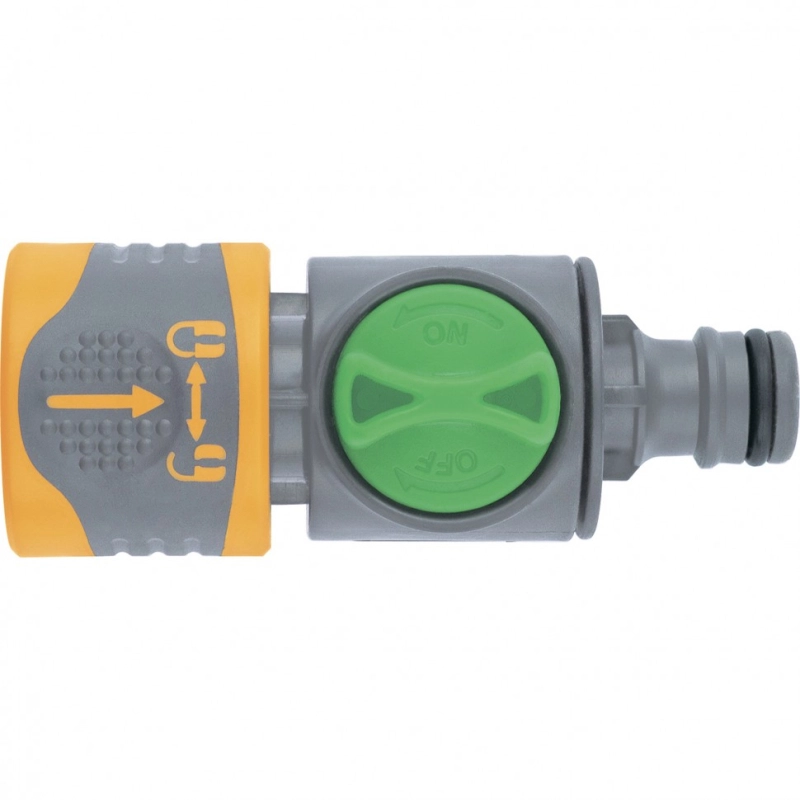 Соединитель штуцерный с переключателем Palisad Luxe (66248)