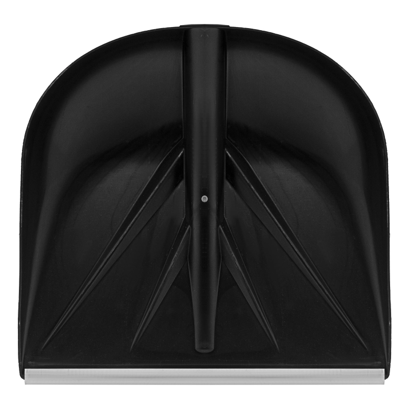 Лопата для уборки снега пластиковая, 385 х 410 мм, без черенка, Сибртех (61486)