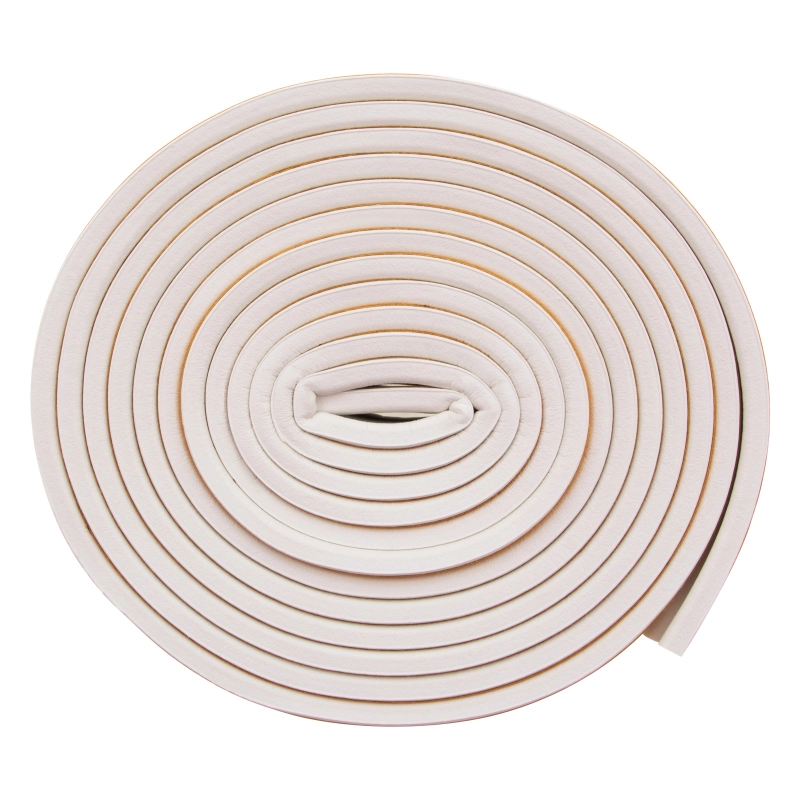 Уплотнитель резиновый, 24 м, профиль "P", белый Сибртех (88901)