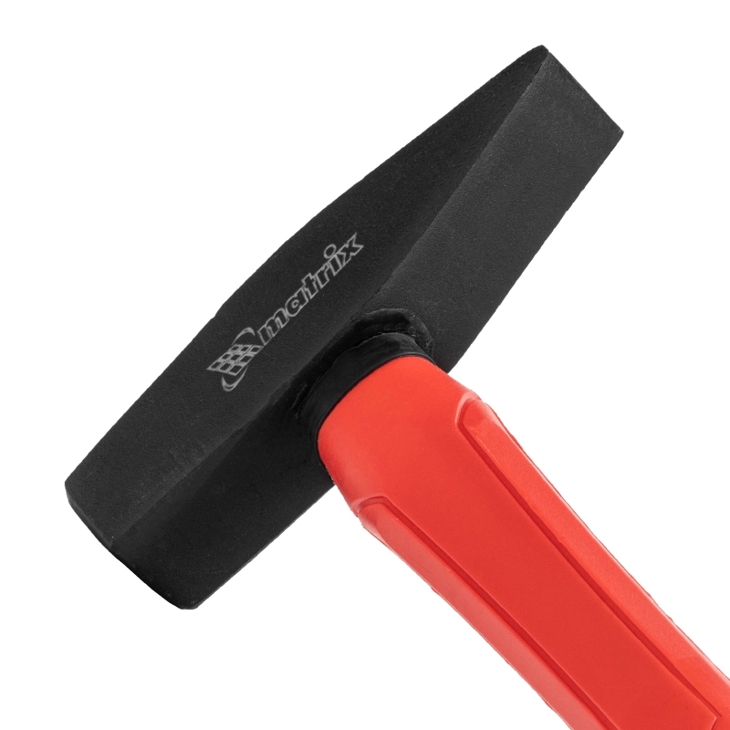 Молоток слесарный optimal, 500 г, фибергласовая обрезиненная рукоятка, квадратный боек Matrix (10369)