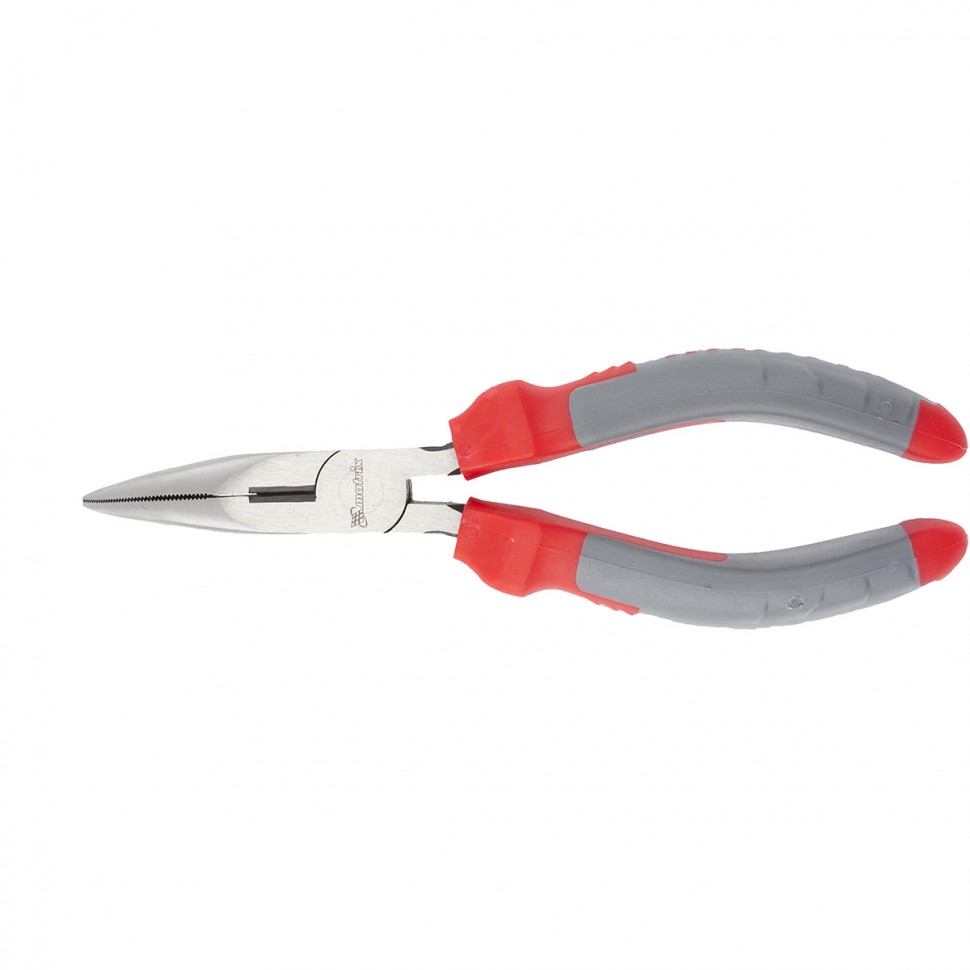 Длинногубцы изогнутые, 160 мм, двухкомпонентные рукоятки Matrix Professional (17402)