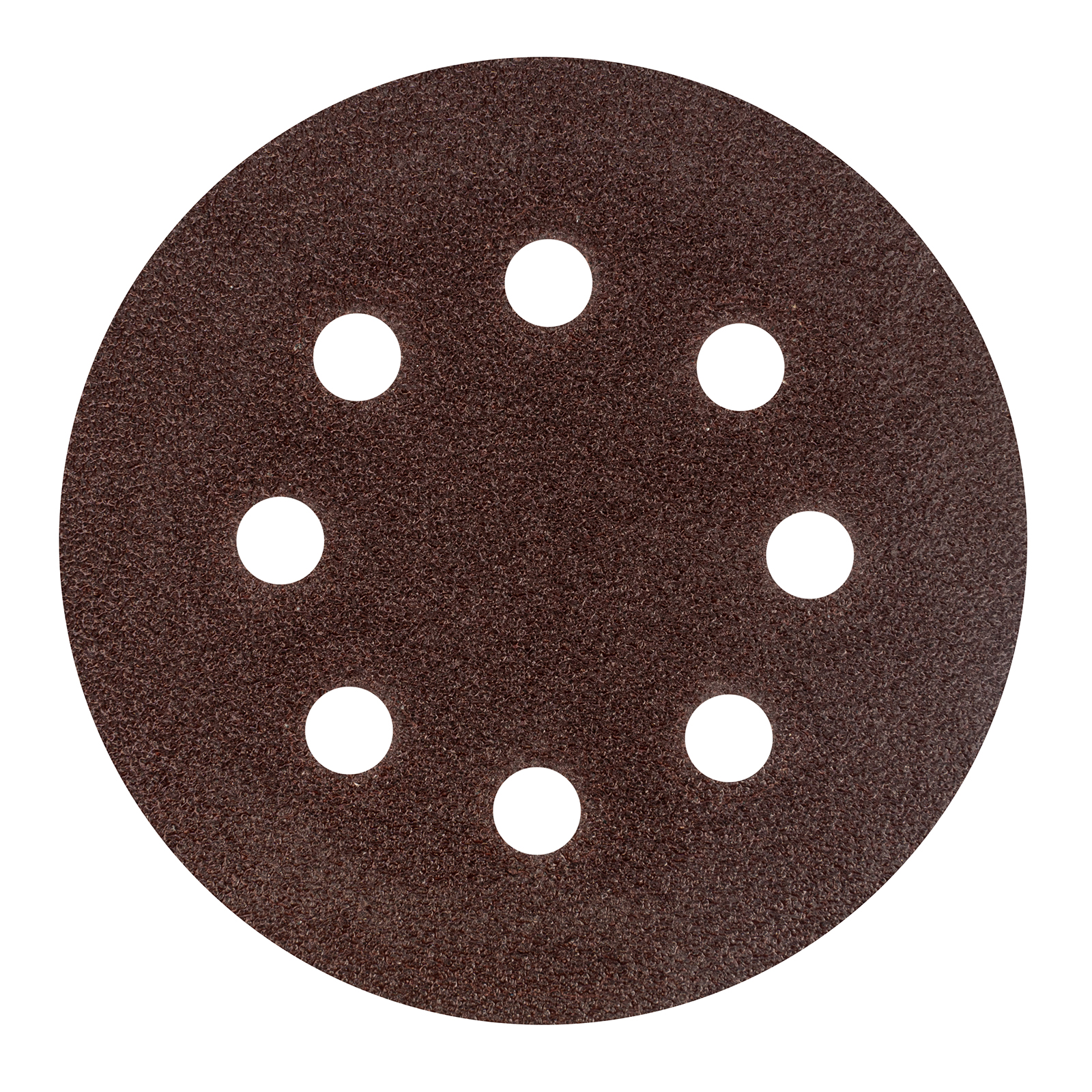 Круг абразивный на ворсовой подложке под "липучку", перфорированный, P 40, 125 мм, 5 шт Сибртех (738027)