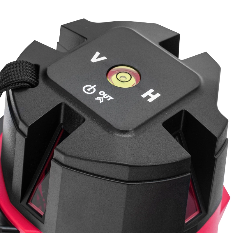 Лазерный уровень CRL-30R, 30 м, красный луч, батарейки, резьба 5/8" MTX (35034)