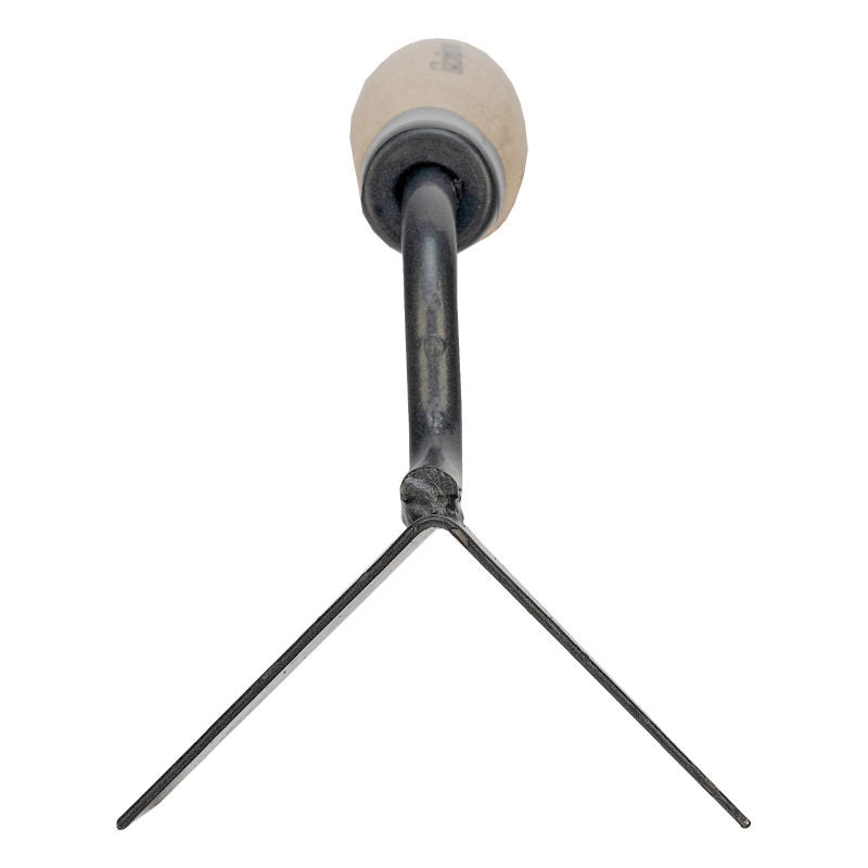 Кельма угловая, 80 х 60 х 60 мм, стальная, для внешних углов, буковая ручка Сибртех (86311)