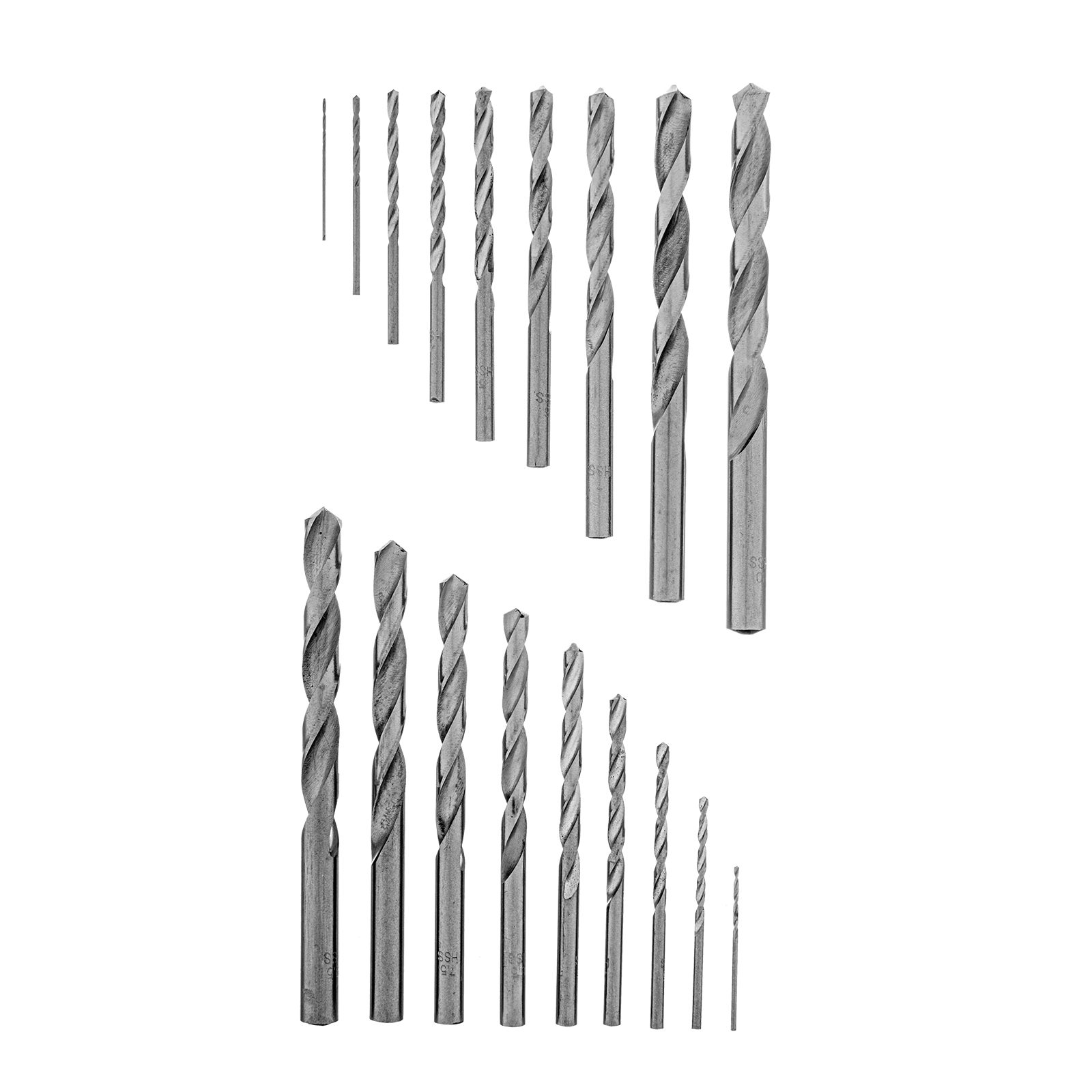 Набор сверл по металлу, 1-10 мм, 170 шт, HSS, в металлическом кейсе Matrix (723170)