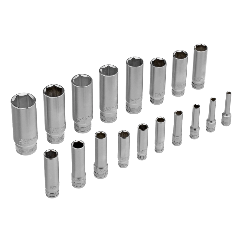 Набор инструментов, 1/2", 3/8", 1/4", CrV, 120 зубьев, 216 предметов Gross (14157)