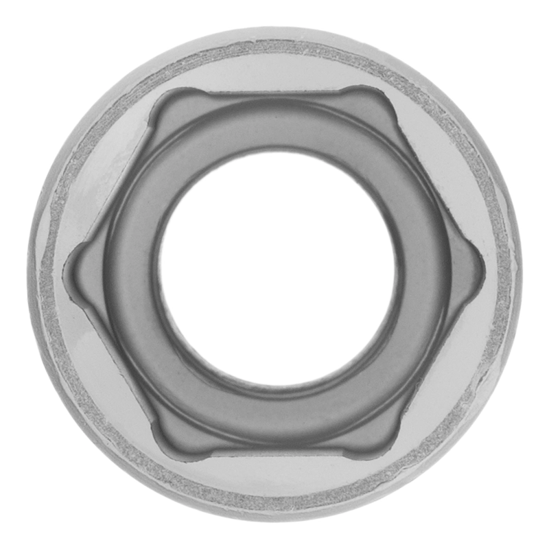 Головка торцевая, 18 мм, шестигранная, CrV, под квадрат 1/2, хромированная Matrix (13118)