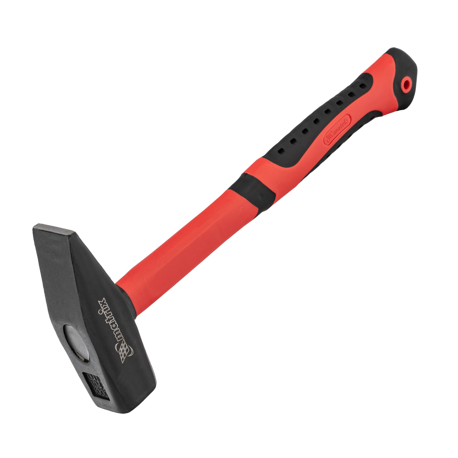 Молоток слесарный, 1000 г, фибергласовая обрезиненная рукоятка Matrix (10360)