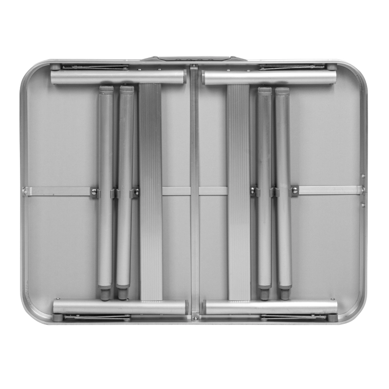 Стол складной алюминиевый, столешница МДФ, 600 х 450 х 250/590 Camping Palisad (69582)