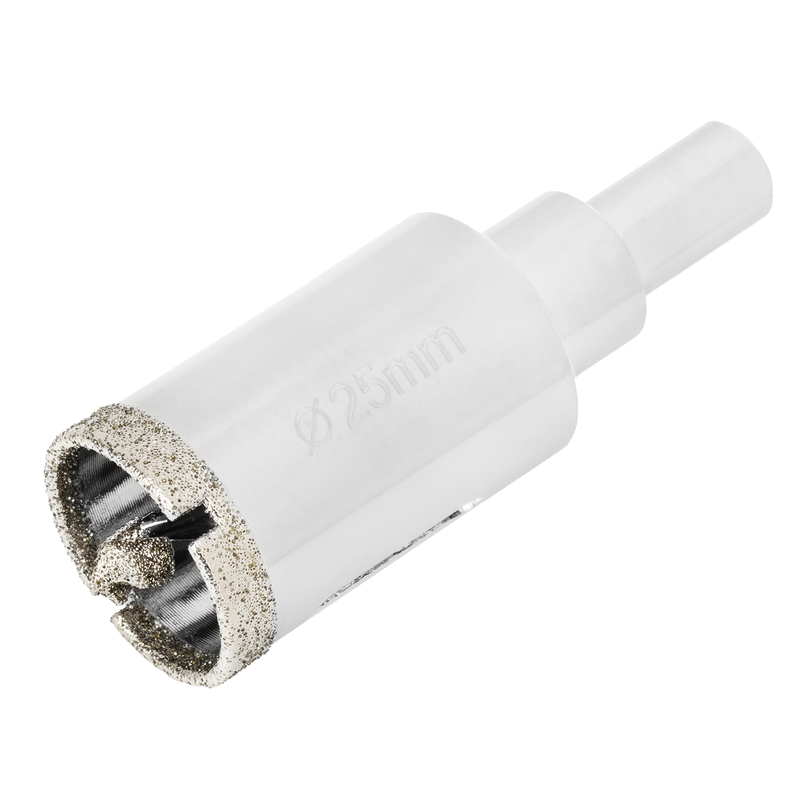 Сверло алмазное по керамограниту, 25 х 67 мм, трехгранный хвостовик Matrix (726253)