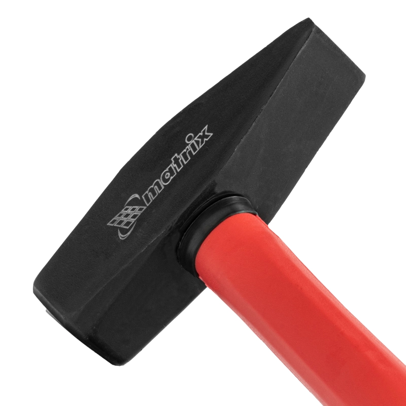 Молоток слесарный, 1000 г, фибергласовая обрезиненная рукоятка Matrix (10360)