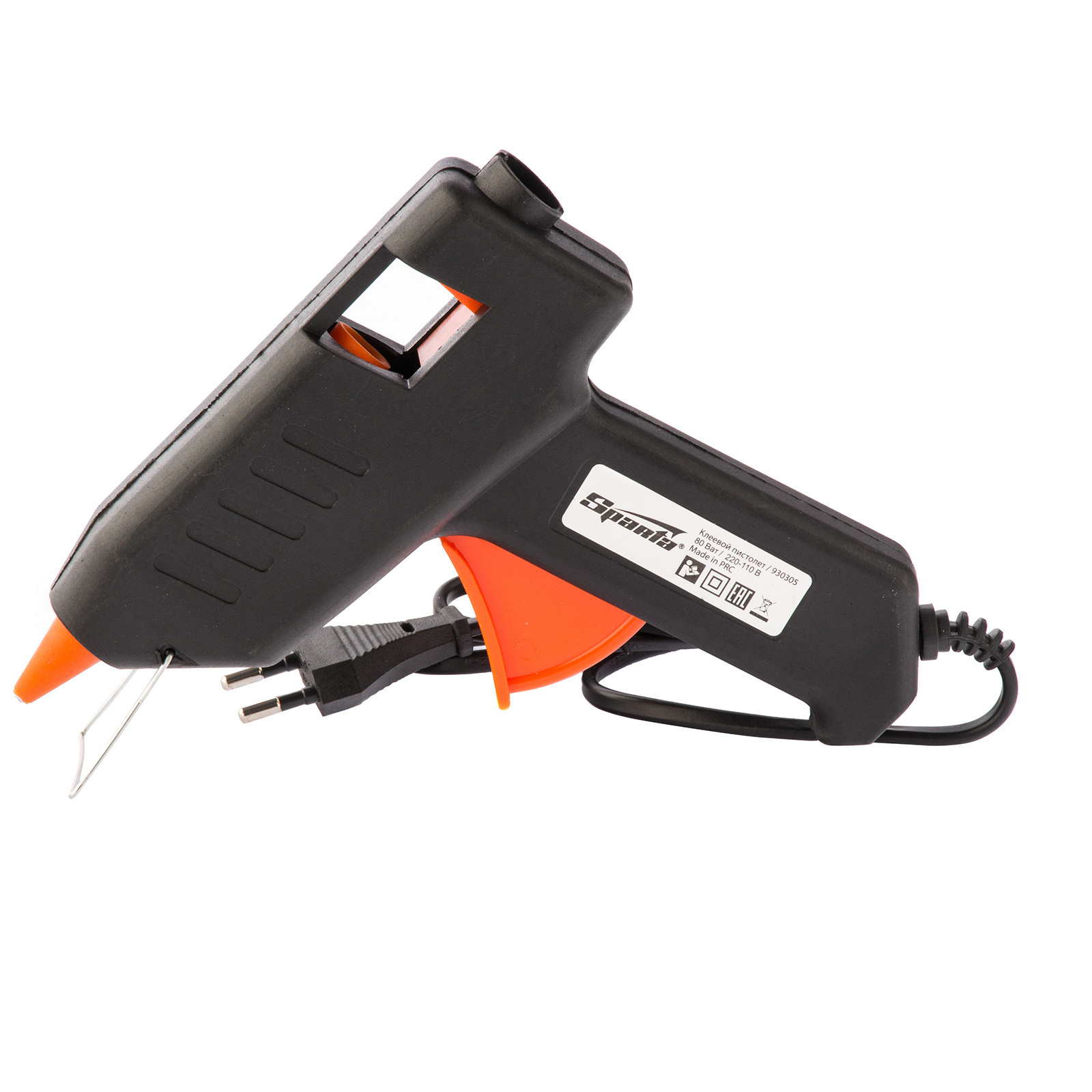 Клеевой пистолет, 11 мм, 80 W-220 V Sparta (930305)