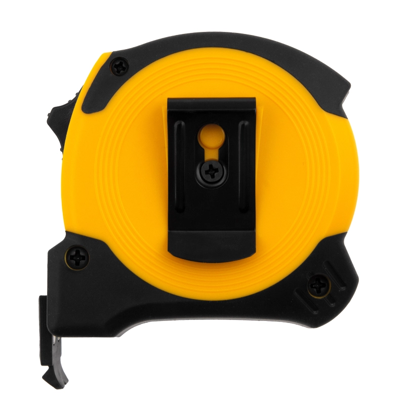 Рулетка 5м х 25мм, двухкомп. корпус, магнитный обрезиненный зацеп Denzel (31532)