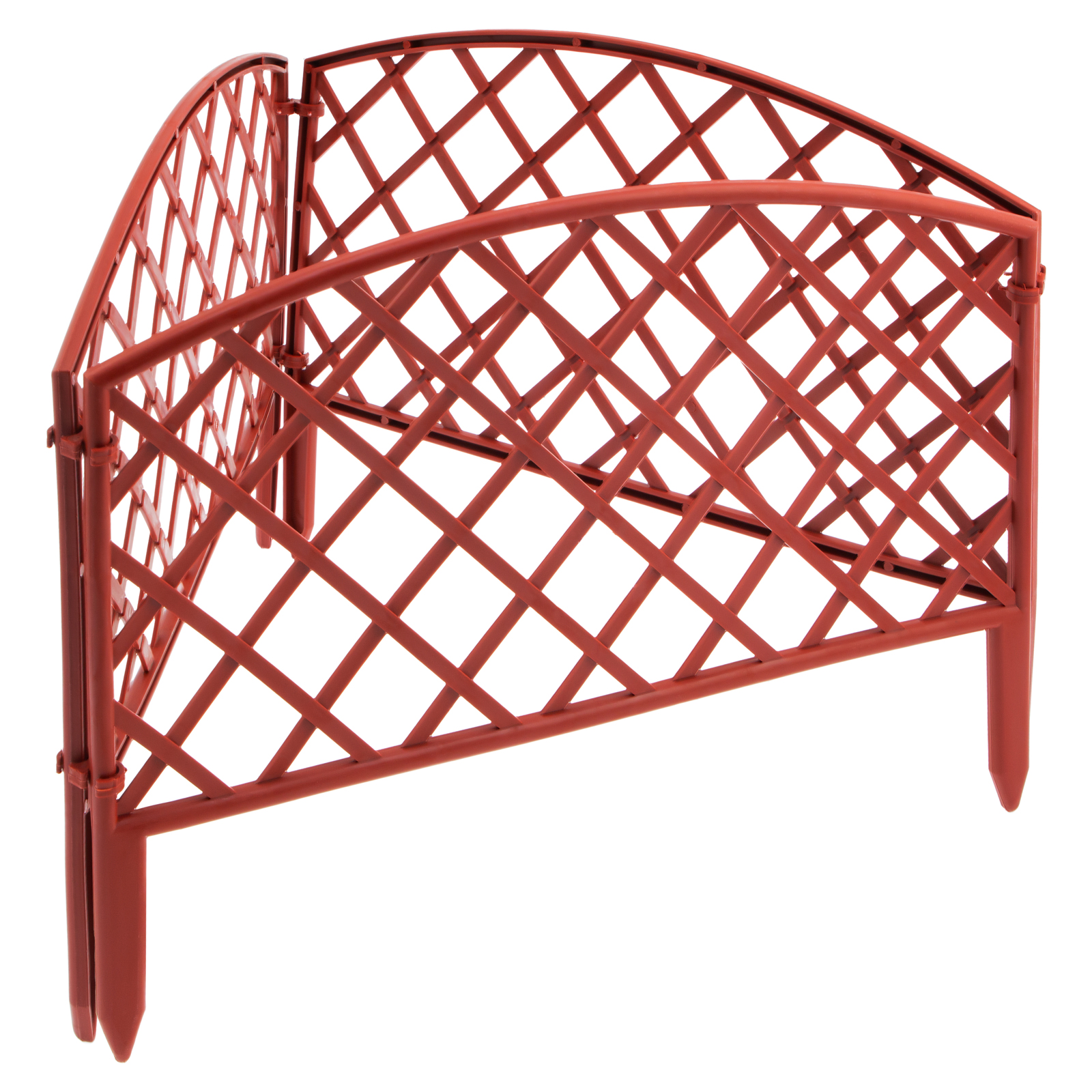 Забор декоративный "Сетка", 24 х 320 см, терракот, Palisad (65026)