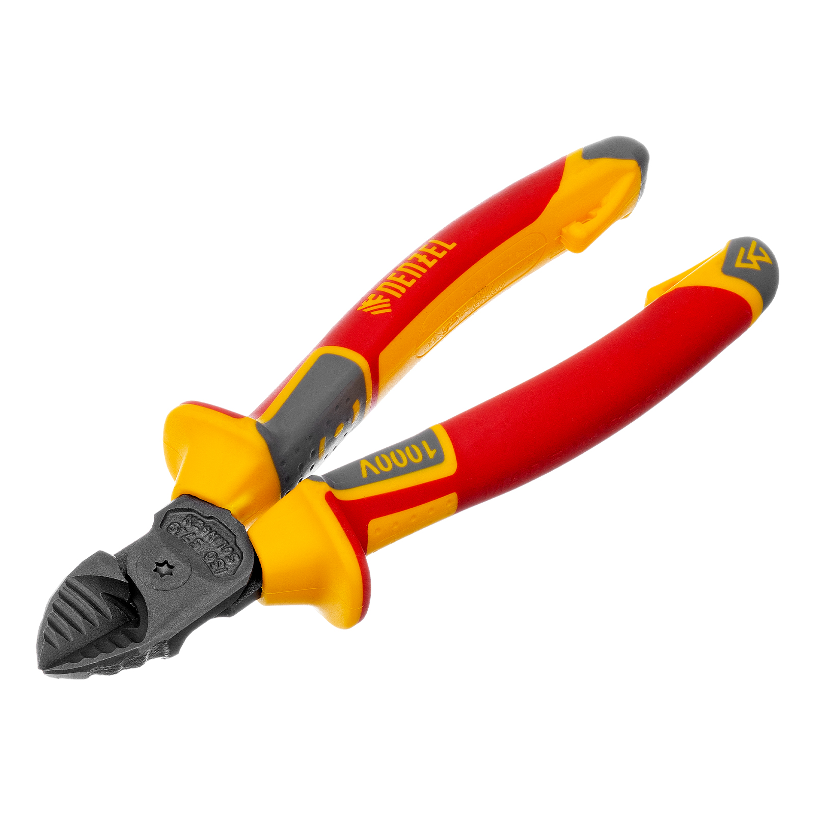 Бокорезы, диэлектрические рукоятки, до 1000 В, трехкомпонентные рукоятки, 160 мм Denzel (17788)