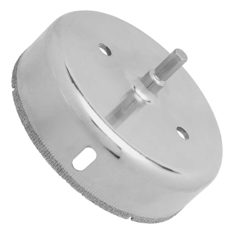 Сверло по керамической плитке и стеклу, 100 х 55 мм, шестигранный хвостовик, с центрующим сверлом Сибртех (72733)