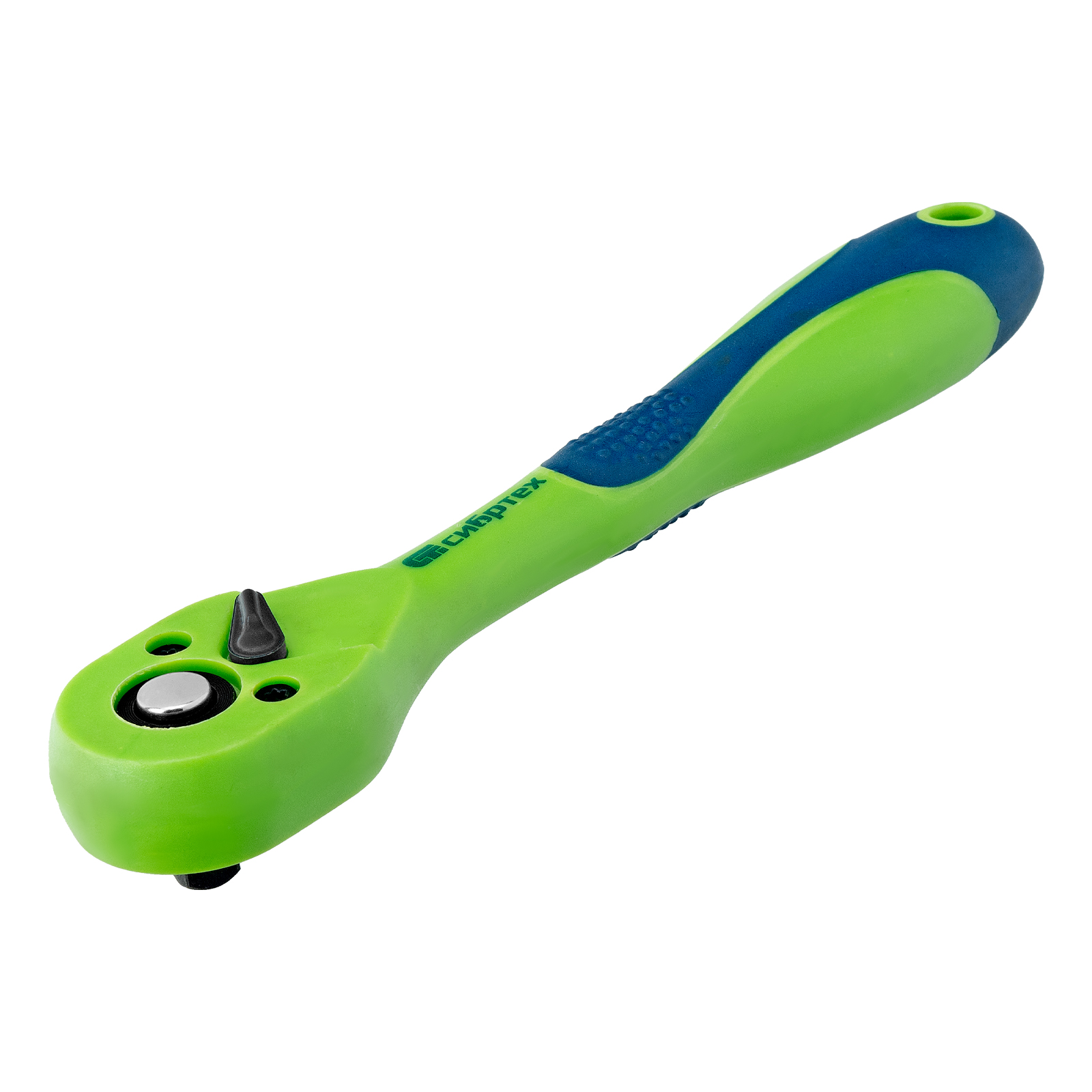 Ключ-трещотка 1/4", CrV, 72 зуба, с быстрым сбросом Сибртех (14007)