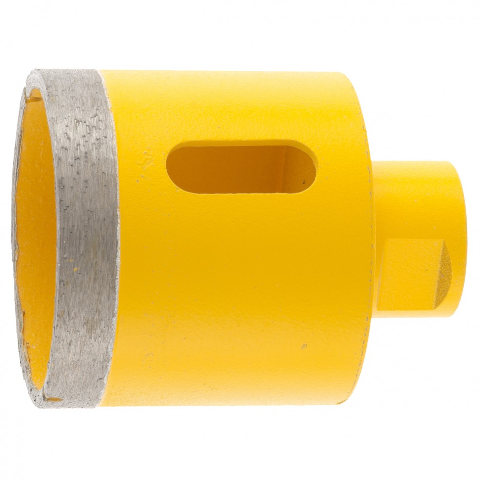 Сверло алмазное по керамограниту, 60 мм, мокрая резка, М14 Denzel (72691)